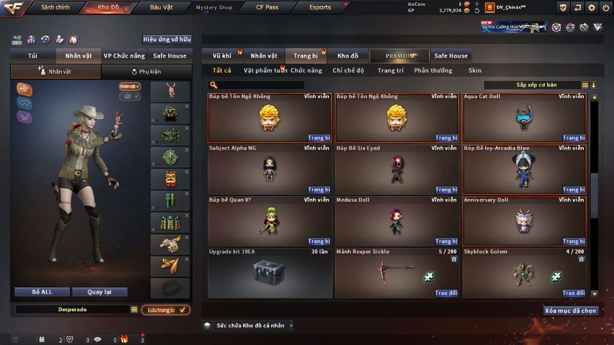 shop acc cf uy tin gia re